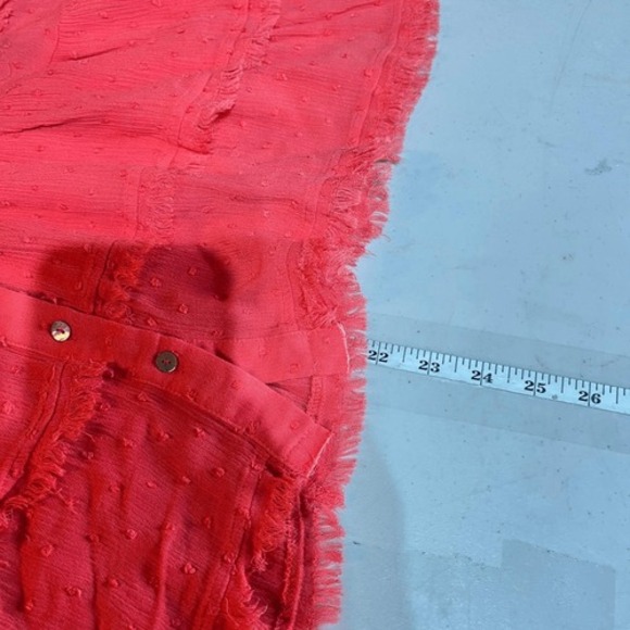 Promesa Red Ruffle Blouse - Picture 8 of 8